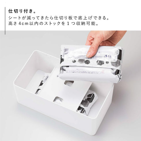 住居用ウェットクリーナーシート&おしり拭きケース タワー.|s4